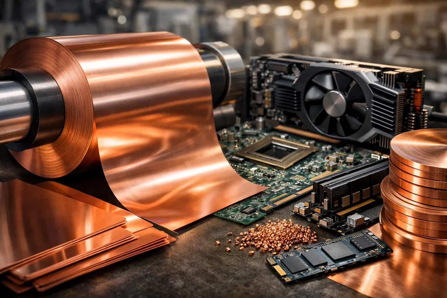 Rincaro del rame del 12%: PCB più costosi in vista