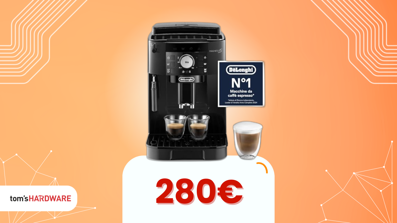 Caffè da bar a casa? Questa automatica De'Longhi è tra le più scontate su Amazon