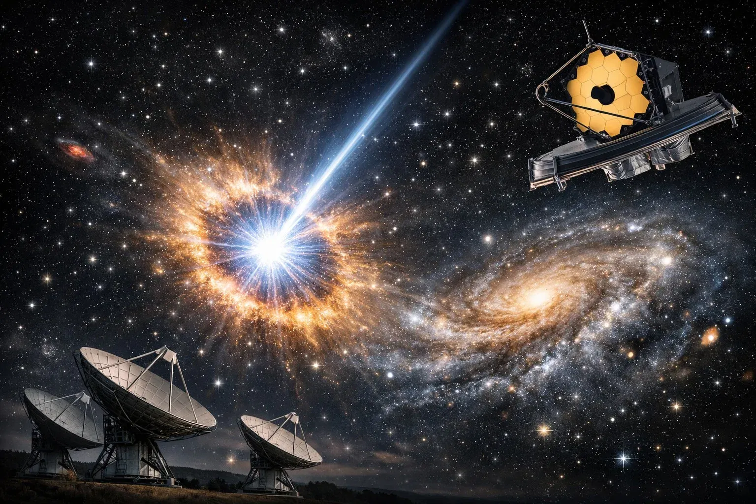 Trovata l'origine del lampo radio rapido più luminoso