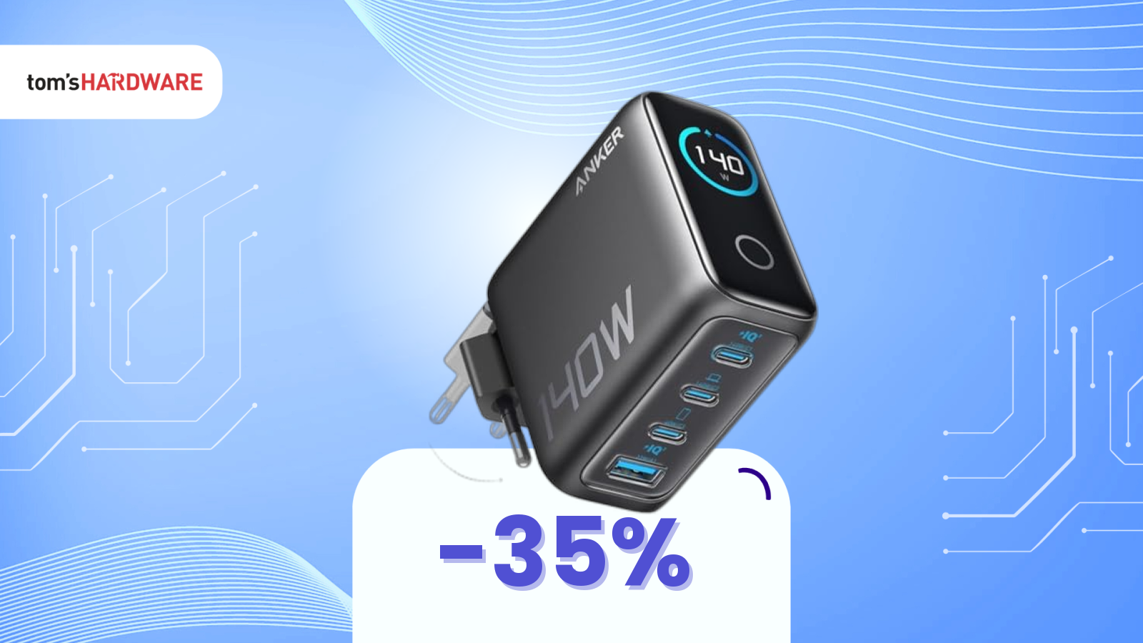 Anker 140W: il top della ricarica veloce, e costa meno di quanto pensi