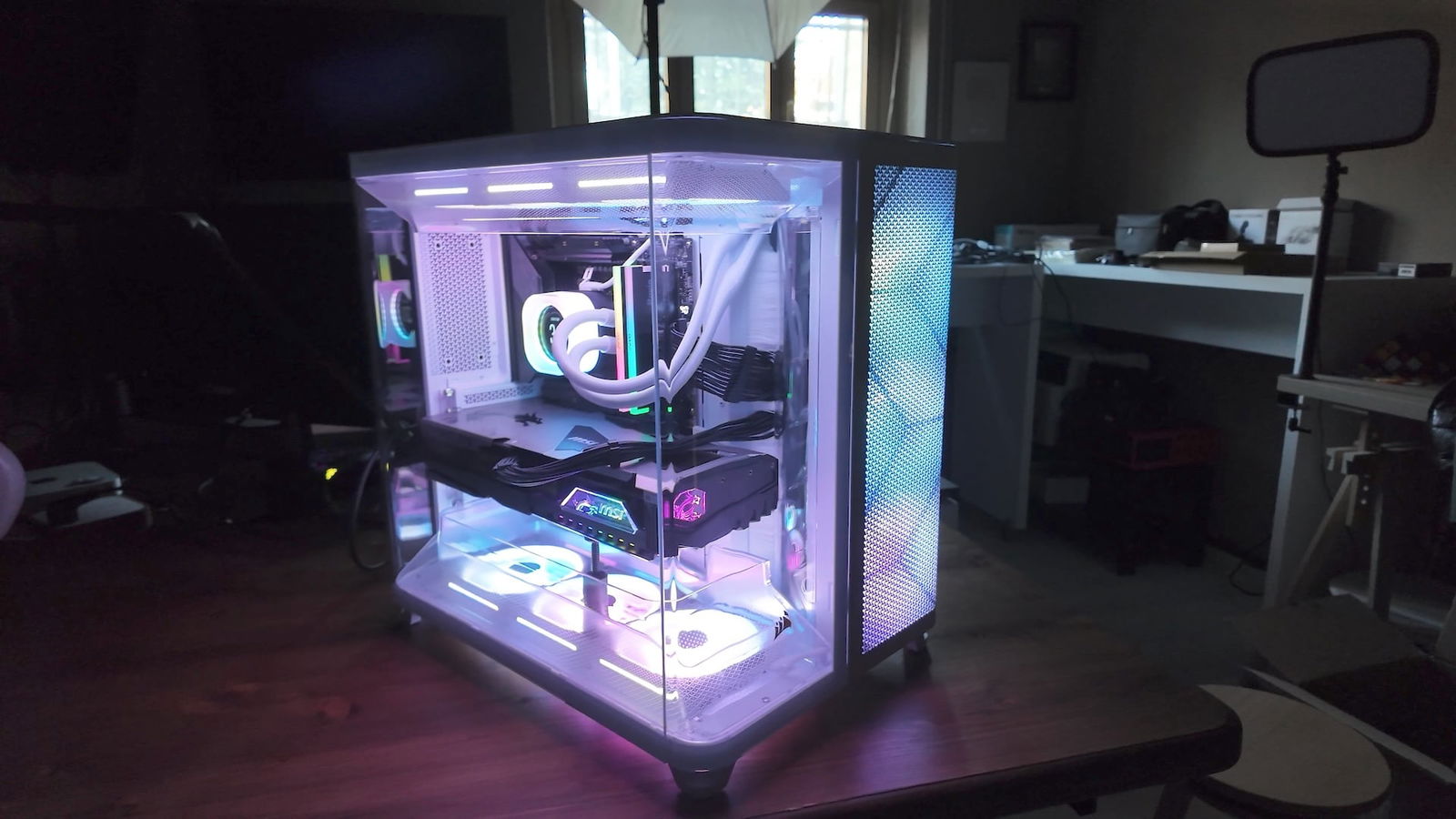 Configurazione con RTX 5080 per simulatore di guida