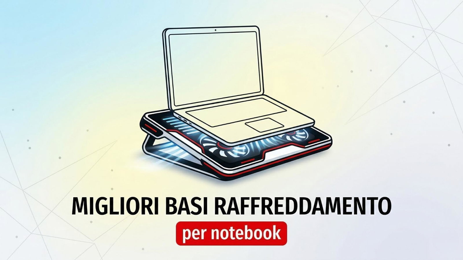 Dissipatore USB Per Notebook Fino A 17.3" Con 6 Regolazioni Di Altezza E 2 Porte Usb
