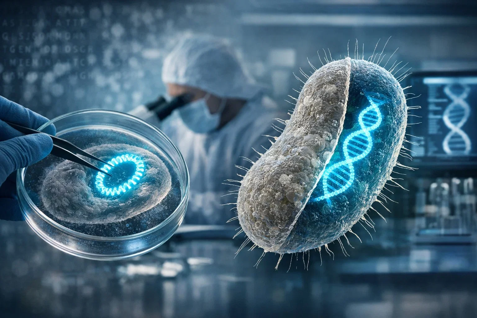 Batteri morti tornano in vita col trapianto di DNA