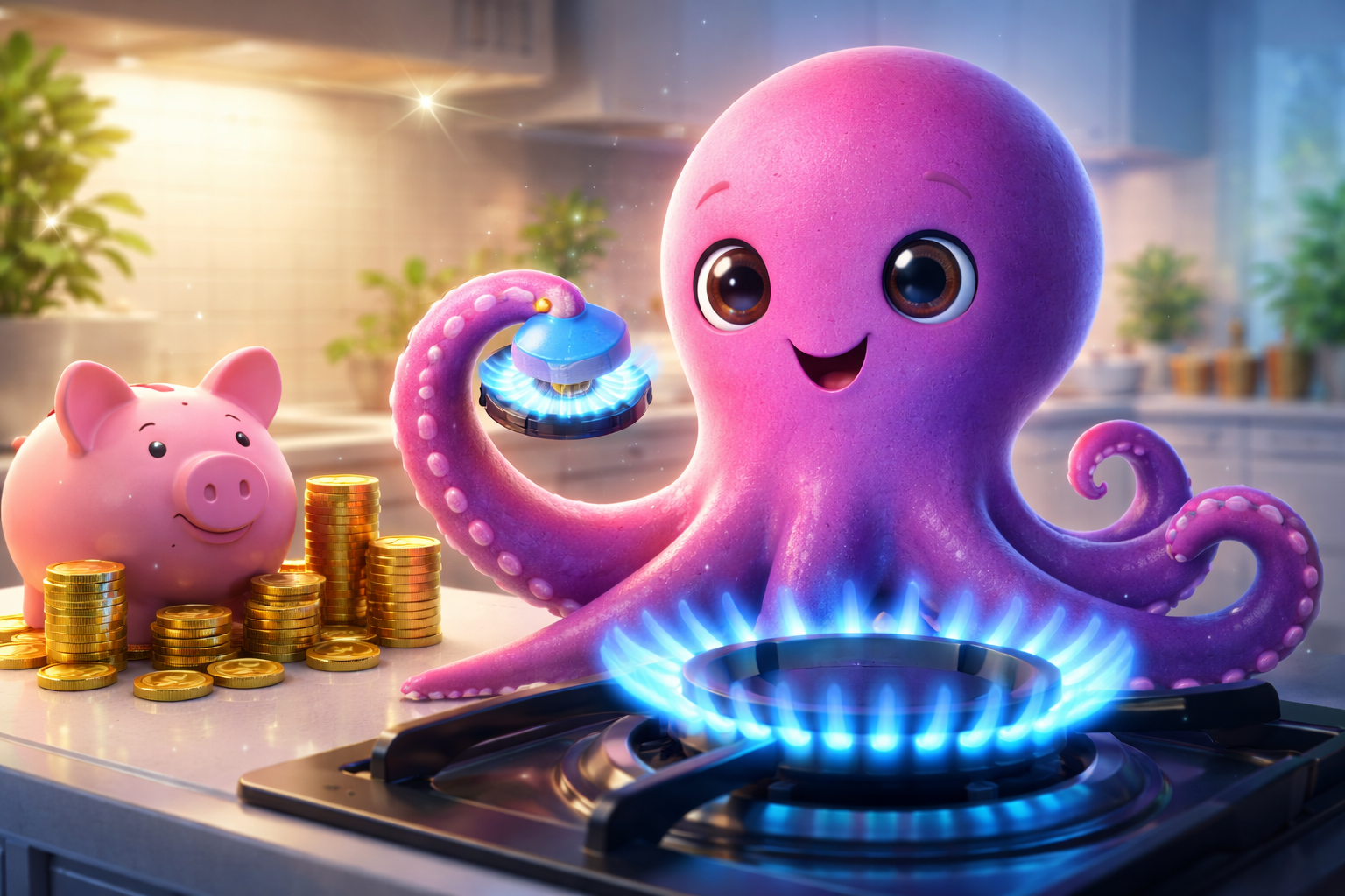 Stop agli aumenti del gas: OCTOPUS ti garantisce il prezzo fisso per 12 ...