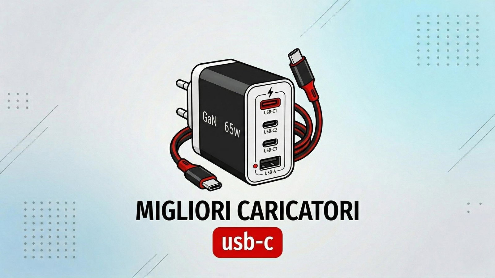 Caricatore USB Da 120W Con 4 Porte | Ricarica Veloce Per Laptop, Tablet E Smartphone | Adattatore Compatto E Sicuro