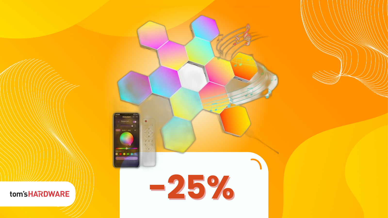 Kangtaixin RGB hexagonal LED panels are 25% off on Amazon | News Minimalist