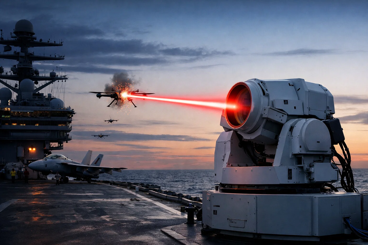 Laser anti-drone in mare: la US Navy prova LOCUST - Tom's Hardware