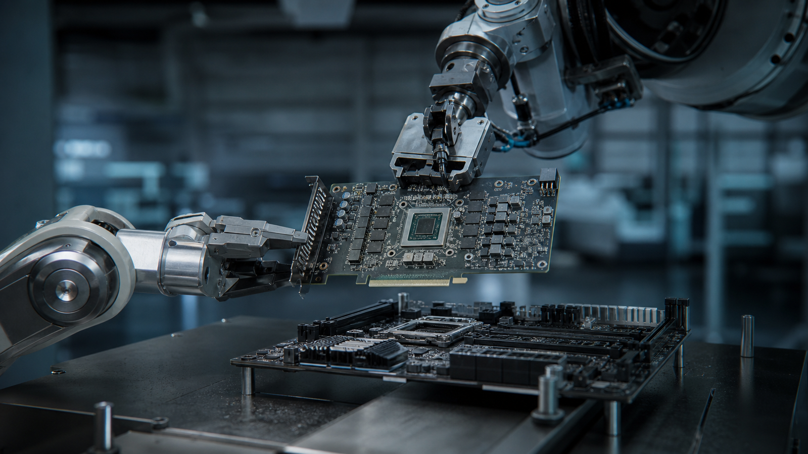 Gpu Robot NVIDIA mostra robot AI capaci di montare GPU senza aiuto - Tom's Hardware