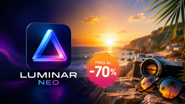 Luminar Neo rompe i prezzi: l'estate si accende con sconti fino al 70%