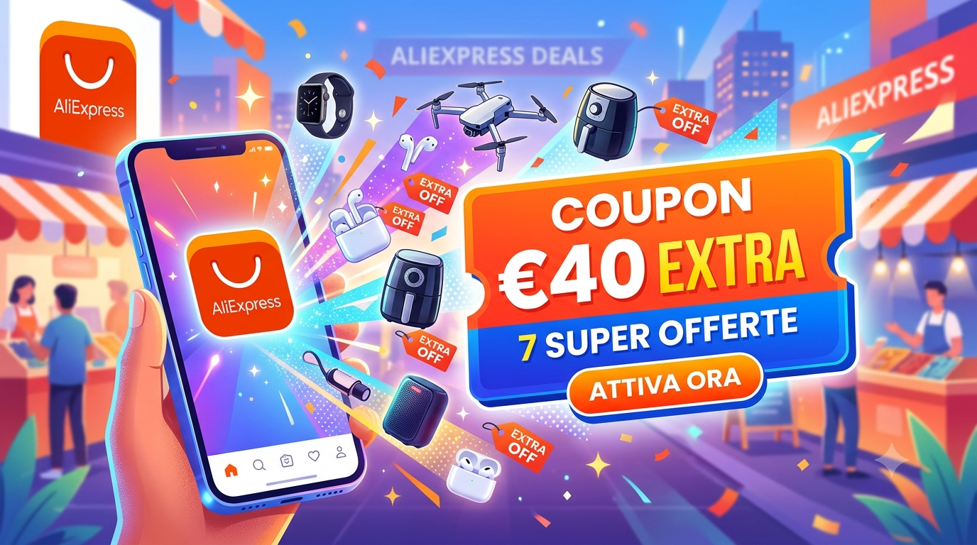 7 offerte AliExpress con 40€ di coupon extra attivabile oggi - Tom's ...