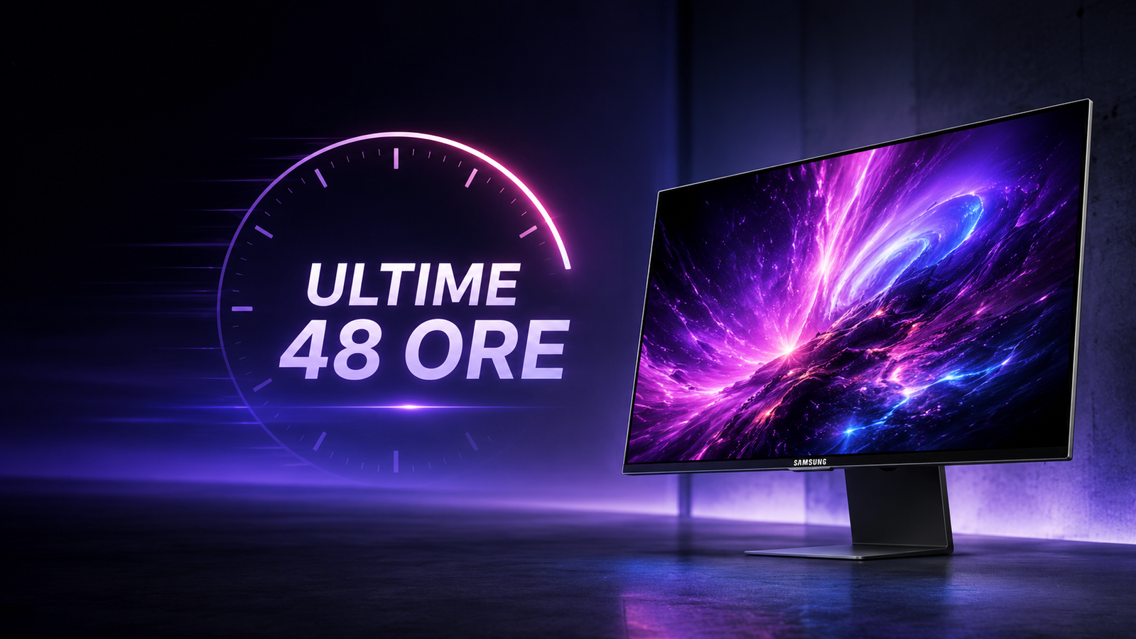 Sconto del 30% su monitor OLED Samsung: solo 48 ore per approfittarne in Italia