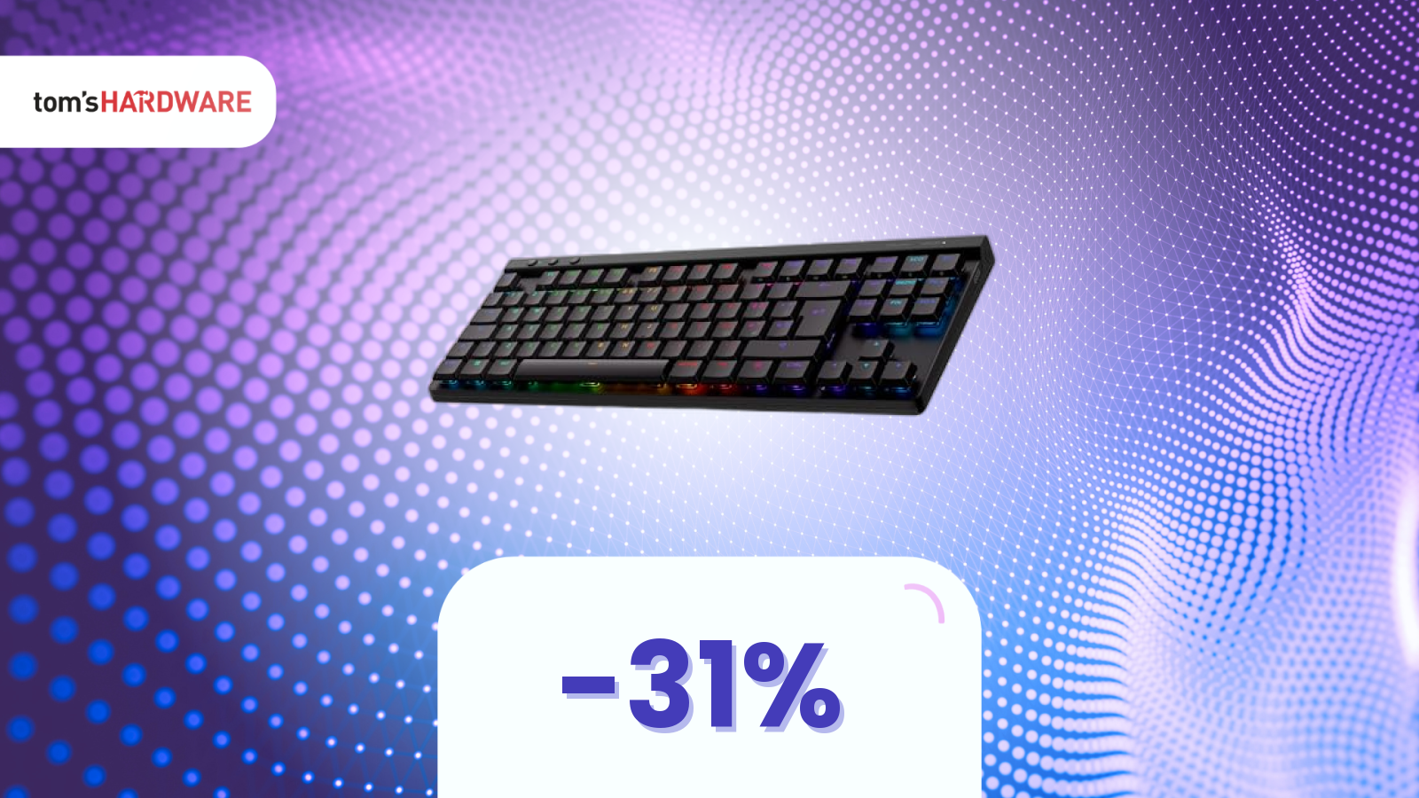 Offerta Logitech G515 LIGHTSPEED TKL: tastiera gaming wireless a -31%