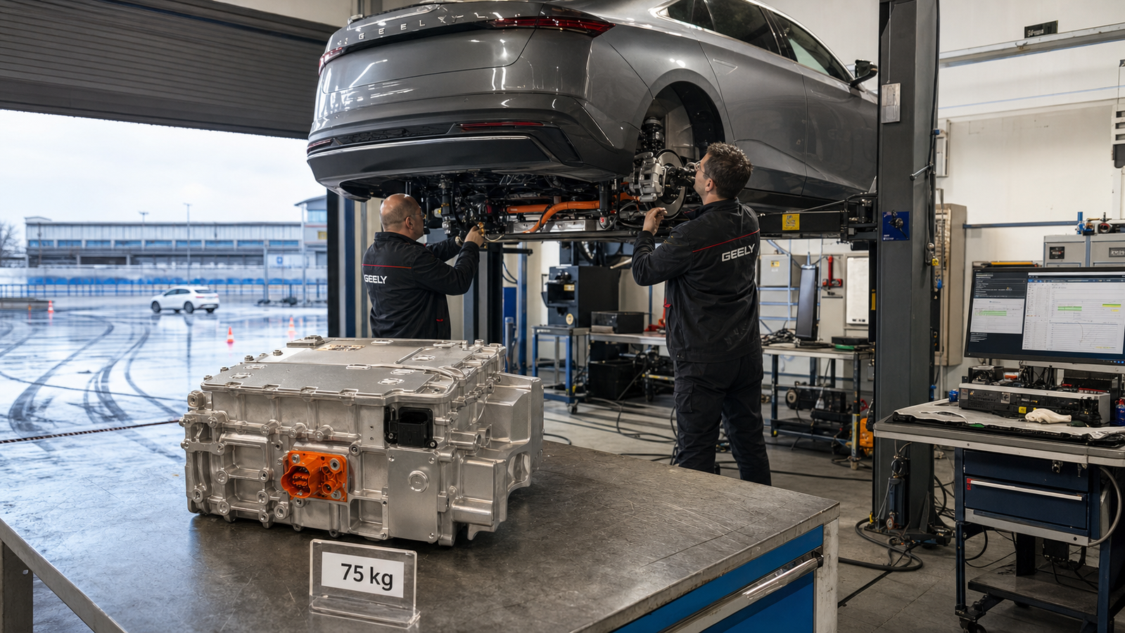 Geely porta l’e-drive 16-in-1 su strada con due Guinness World Records