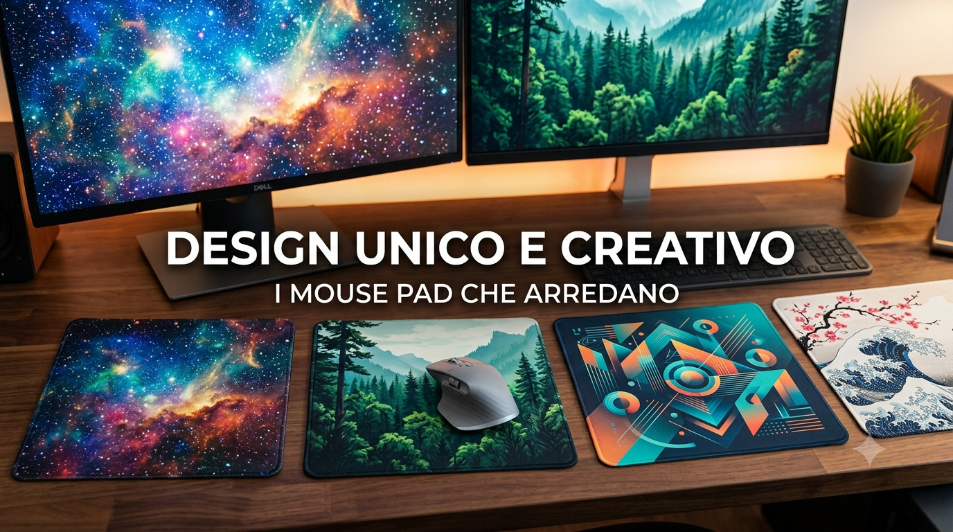 4 mouse pad così belli che sembrano usciti dallo sfondo del tuo PC