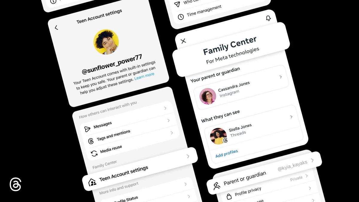 Schermata di app mobile con impostazioni di controllo genitoriale, limiti orari e monitoraggio tempi di utilizzo