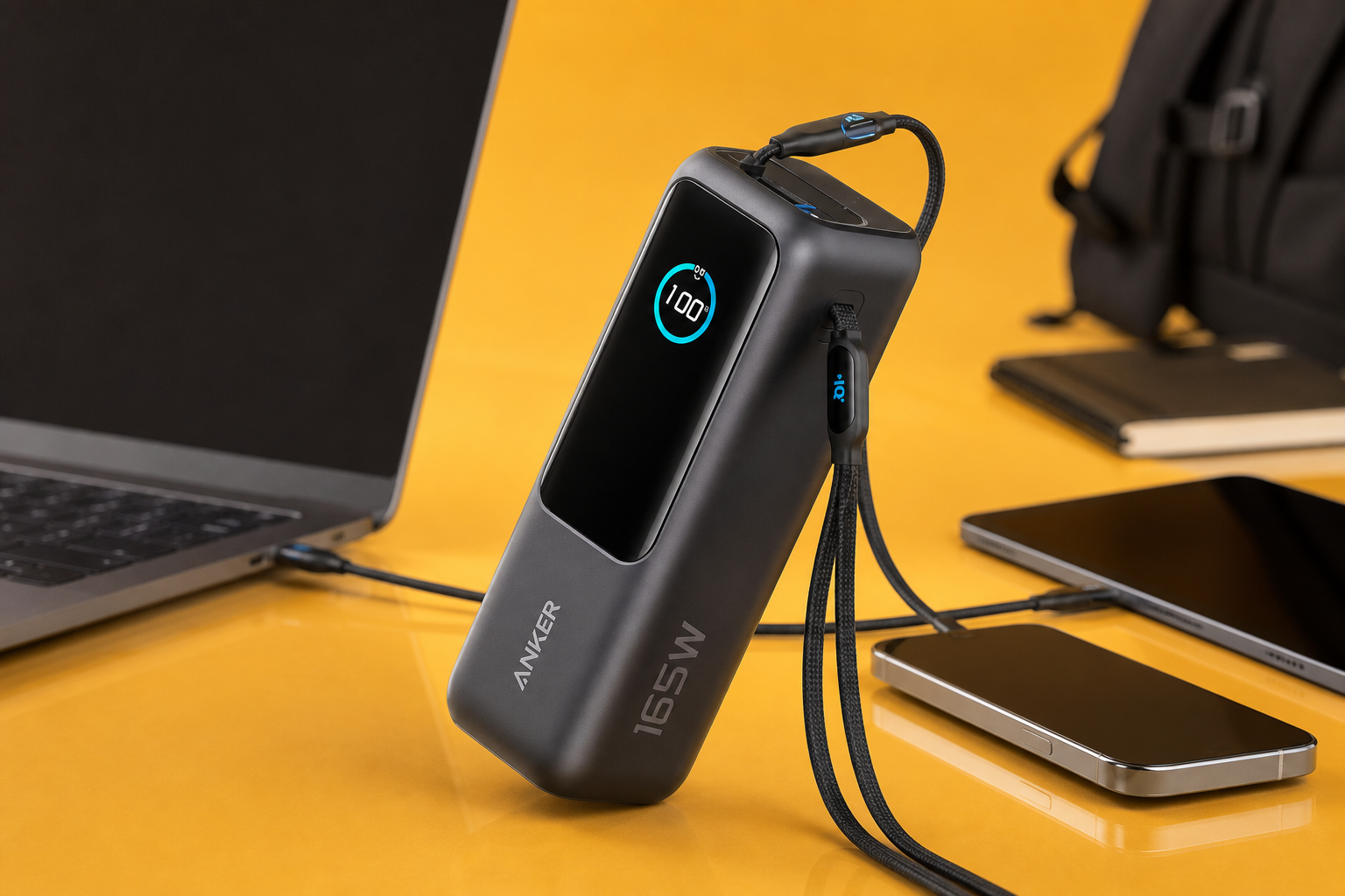 Anker Power Bank 25.000mAh a 84,99€, 165W per lavorare anche in viaggio