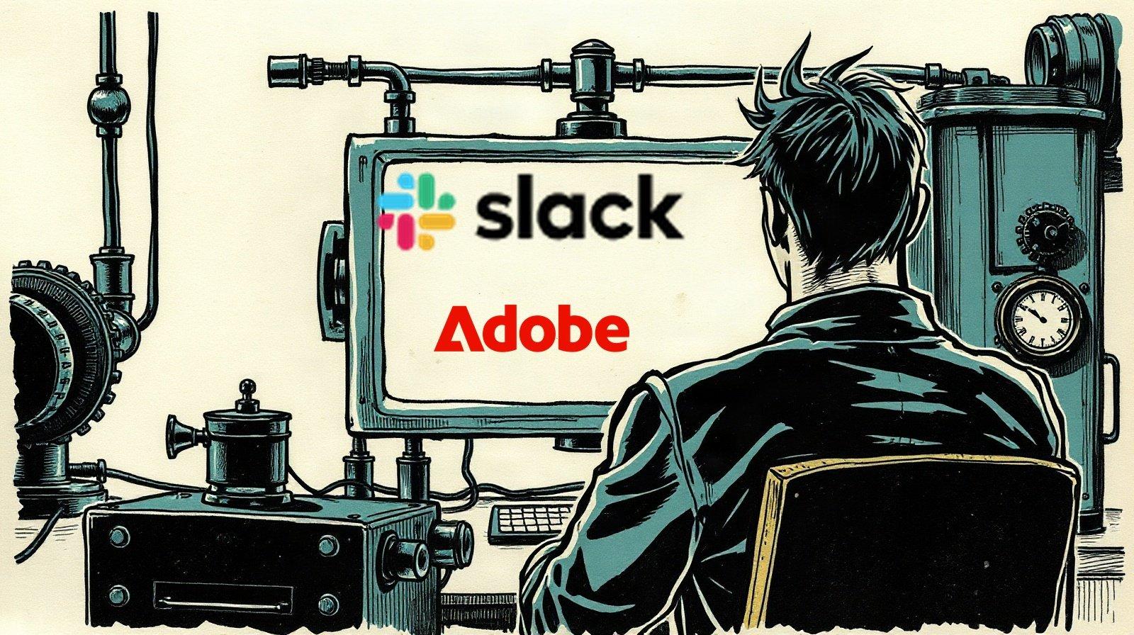 Adobe infila 70 strumenti creativi dentro la chat di Slack