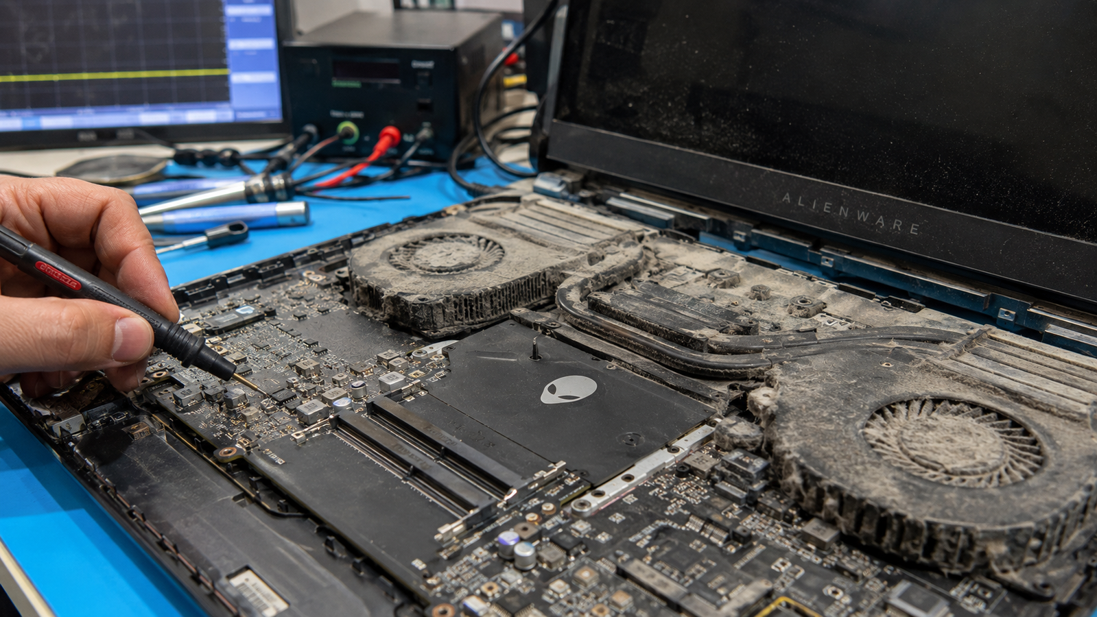 Questo Alienware era “morto”: il colpevole era dentro da mesi