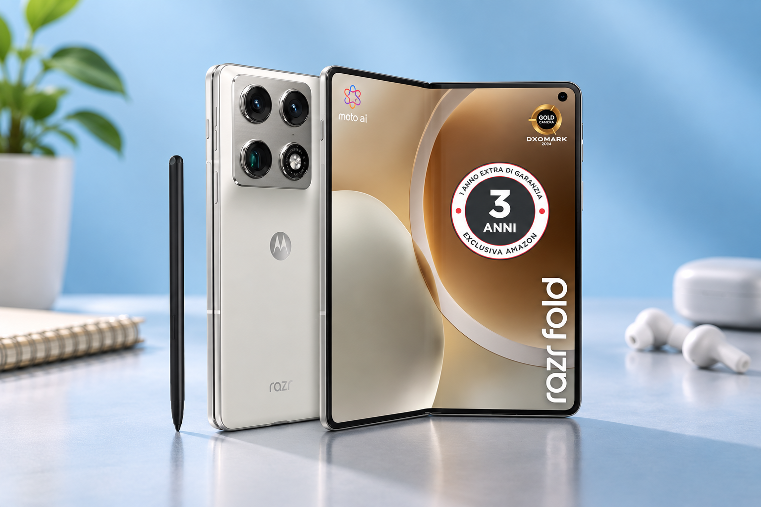 Motorola razr fold da 1.999,99€ a 1.499,49€, mai costato così poco