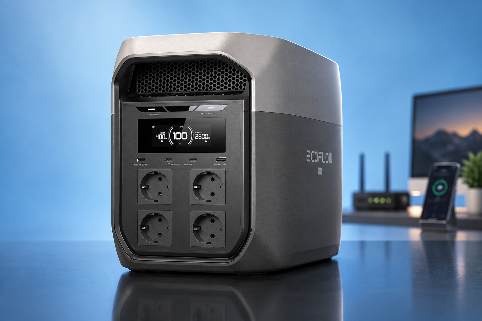 Power station portatile EF ECOFLOW DELTA a 1.099€ su Amazon