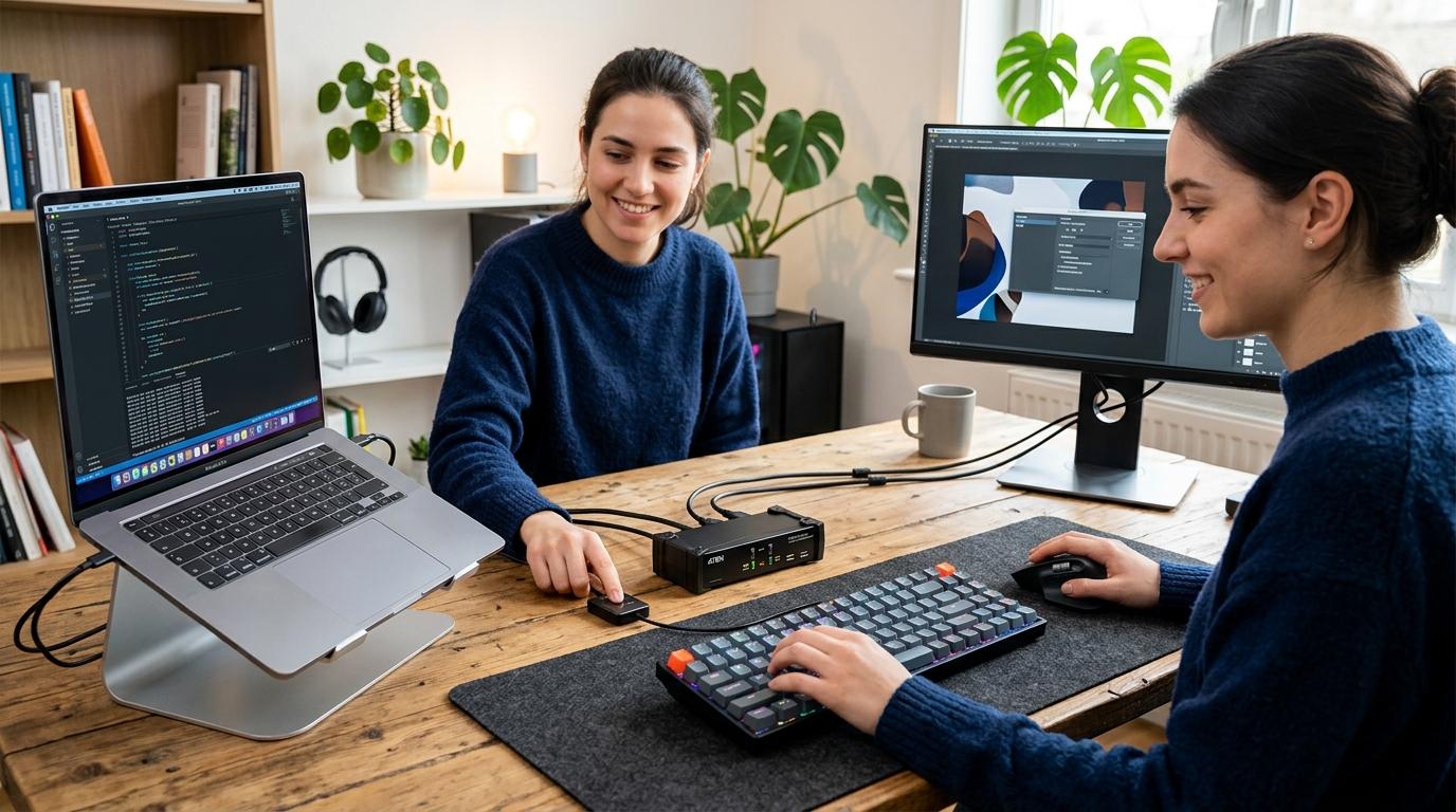 Avete due PC ma non volete raddoppiare le periferiche? Ecco 