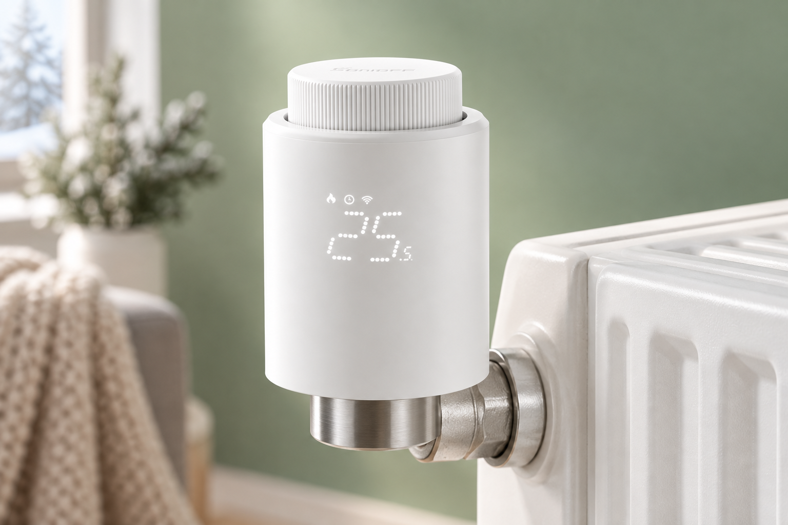 SONOFF TRVZB a 32€: il riscaldamento si regola stanza per st