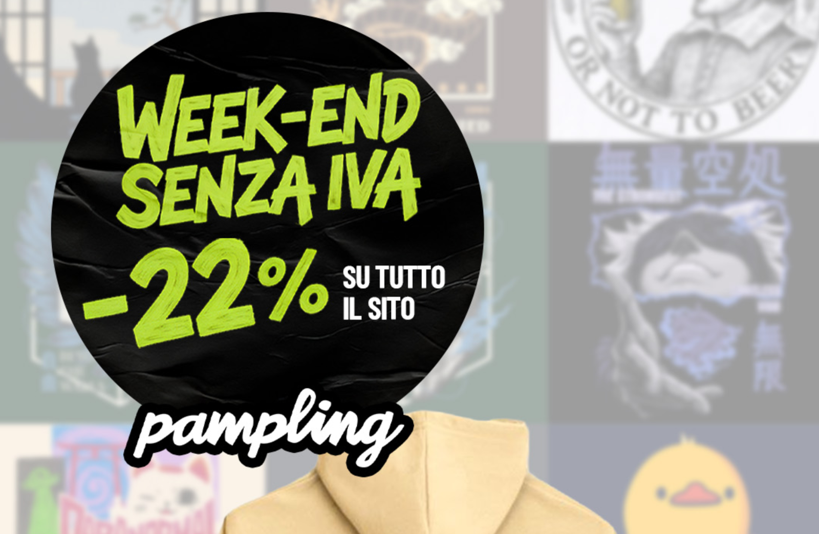 Bomba Pampling! Prezzi a picco e sconti del 22% su ogni cate