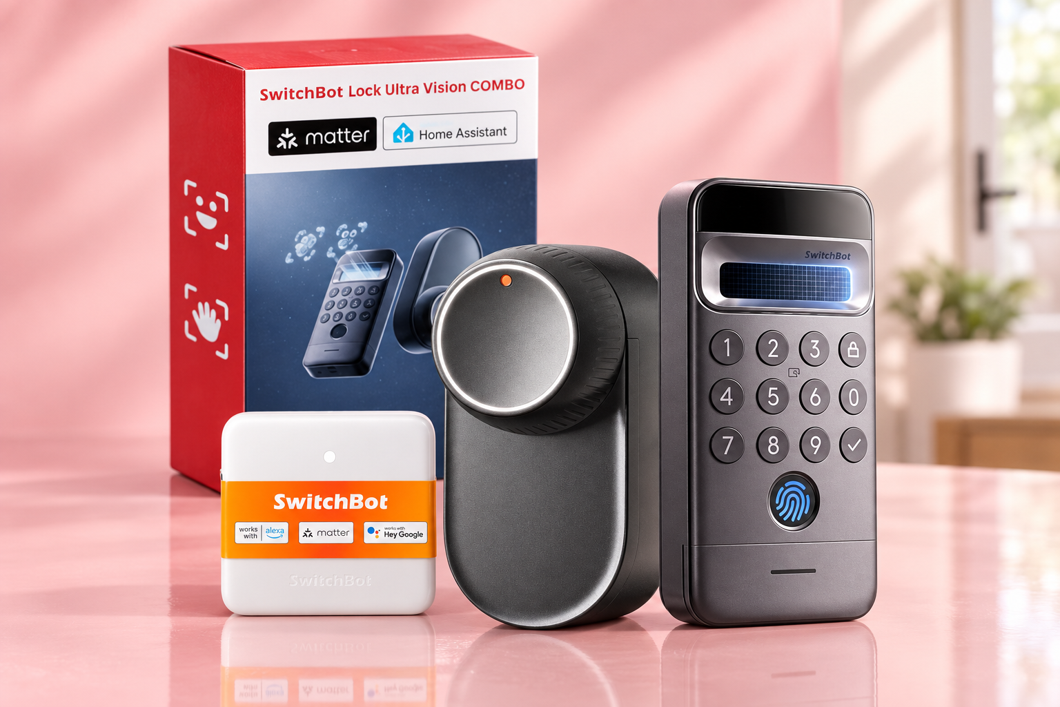 Volto o palmo e la porta si apre: SwitchBot Lock Ultra Visio
