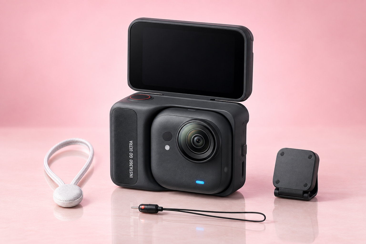 Insta360 GO Ultra sotto i 360€, 4K60 a mani libere che fa la