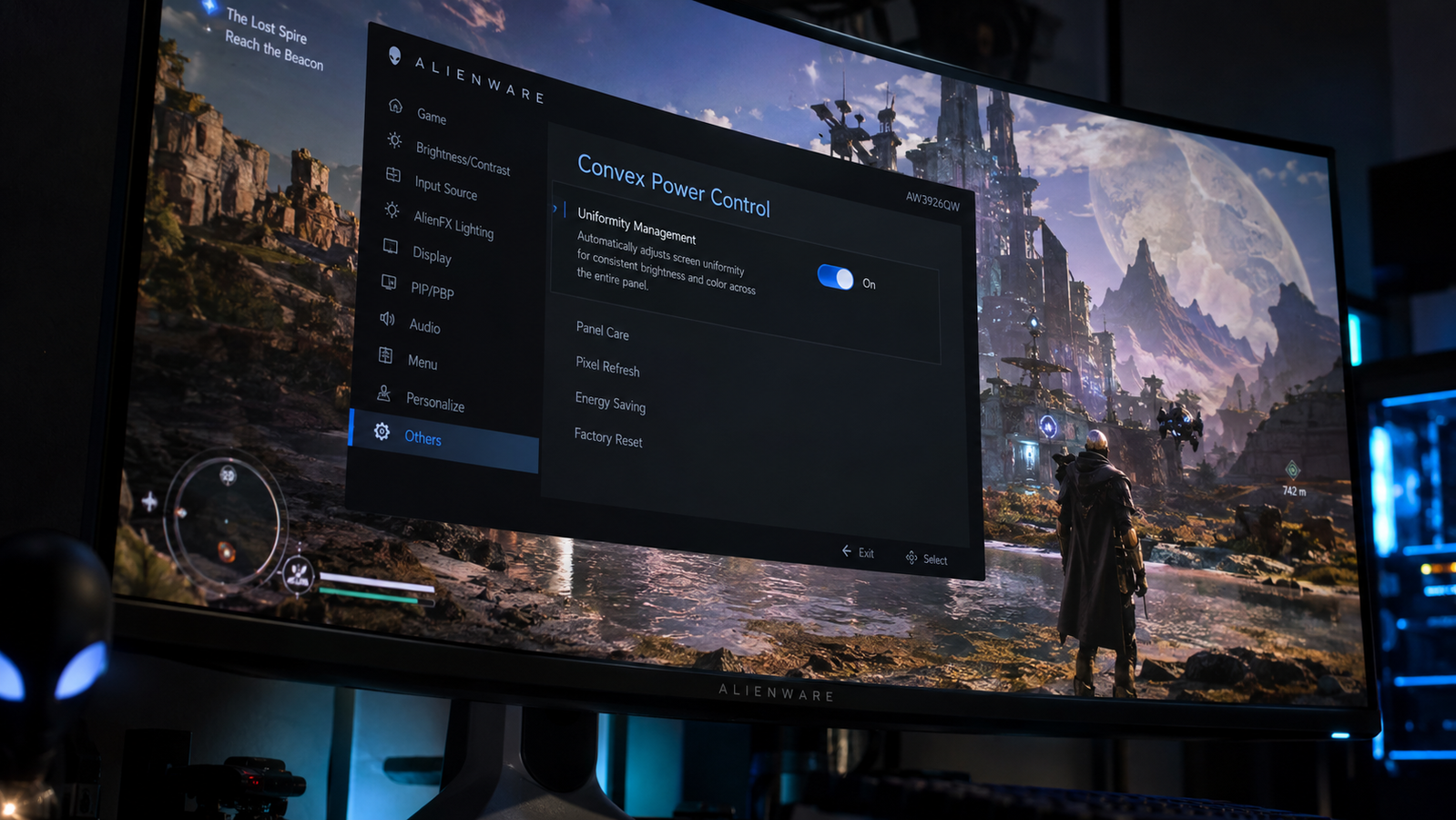 Alienware testa un fix per il suo monitor OLED da 39": addio