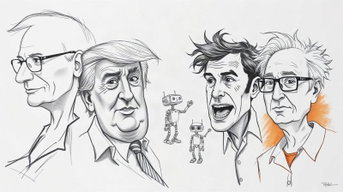 Bill Gates, Trump, Amodei e Sanders: l'AI produce cene eleganti e leggi incredibili