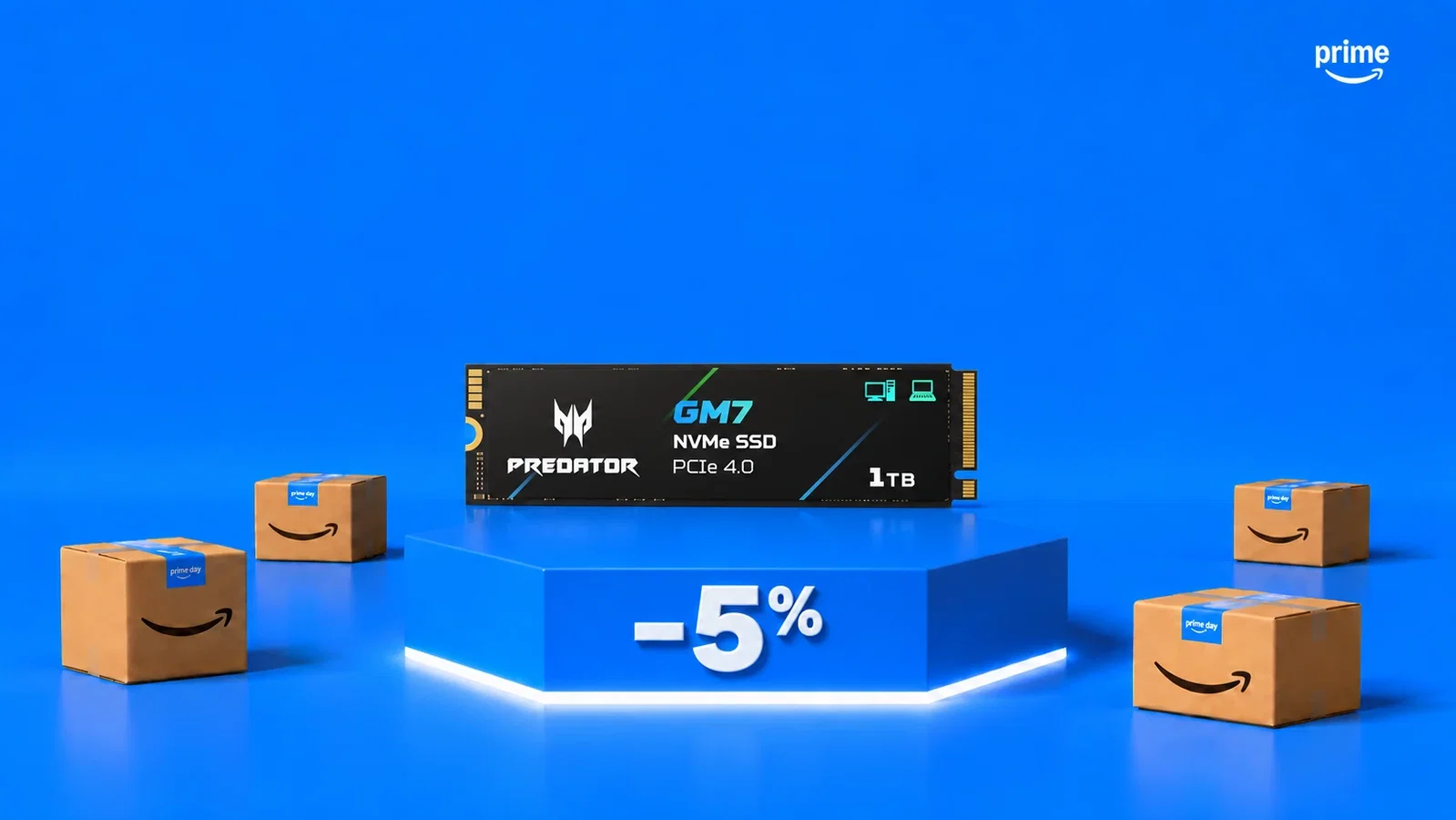 Predator GM7 da 1TB a 151,99&euro;, per ampliare lo spazio del PC