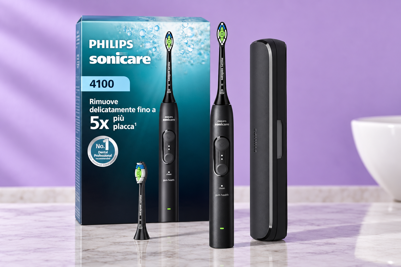 Premi troppo? Philips Sonicare 4100 ti avvisa, ora costa 54,99€