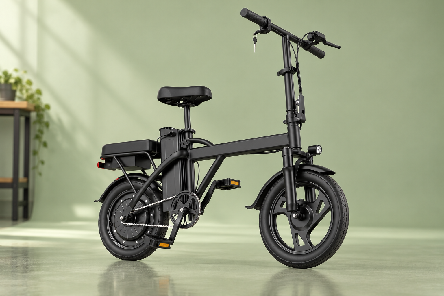 Bici elettrica pieghevole a 469€, la batteria si ricarica anche in ufficio