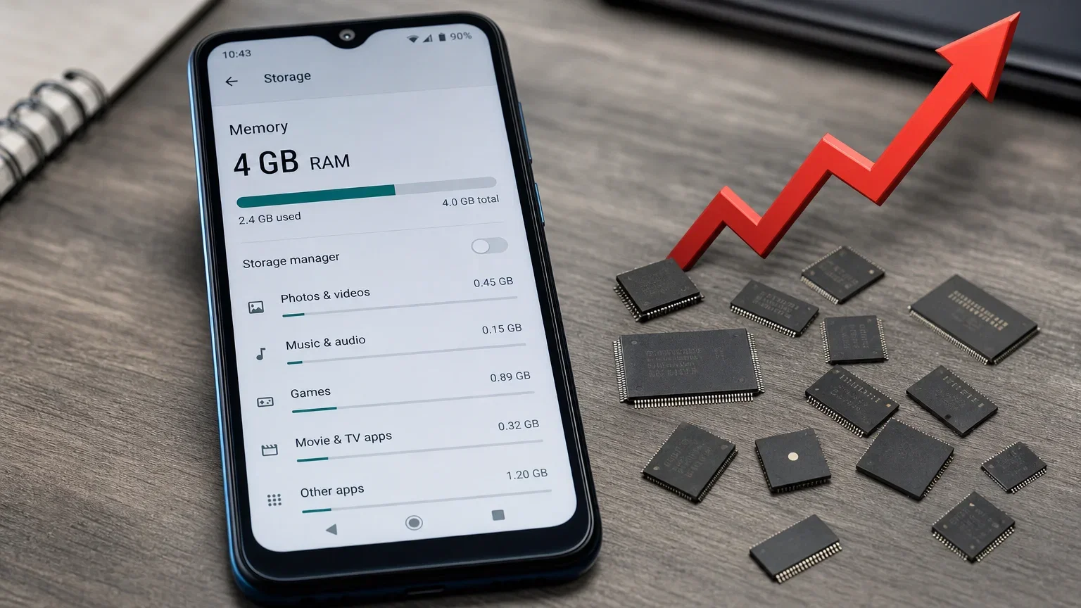 Gli smartphone Android di fascia bassa potrebbero tornare indietro di 10 anni, ed &egrave; colpa dell'IA