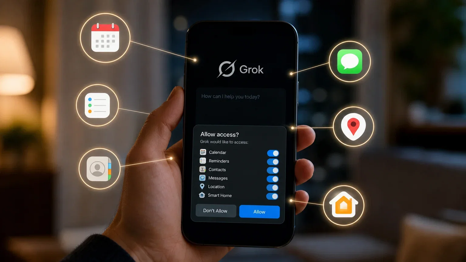 Grok Bot ora usa le app dello smartphone, ecco cosa può fare