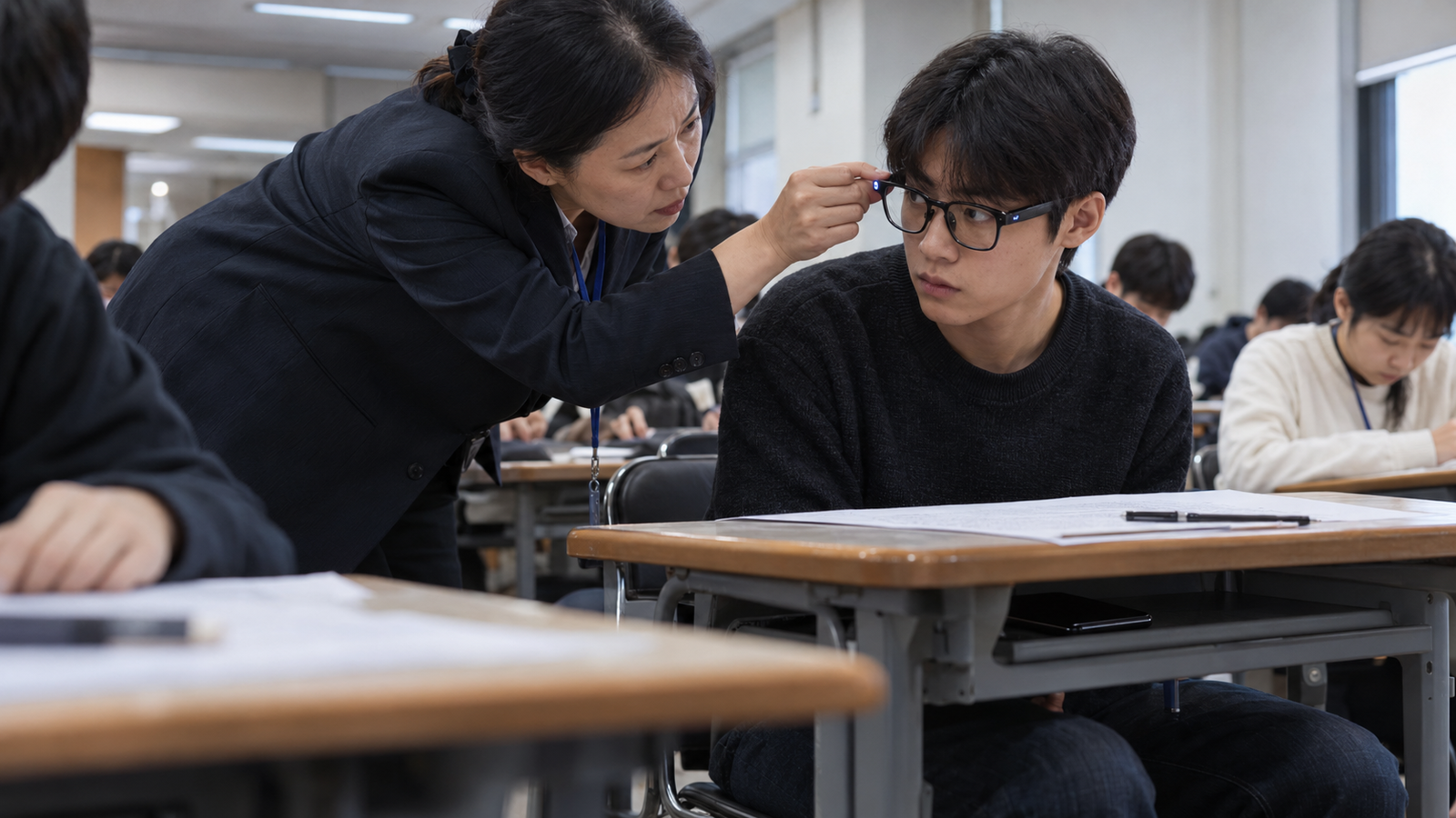 Copiare agli esami con gli occhiali AI? In Corea è già un problema