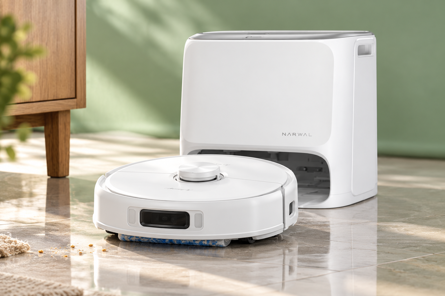 Il robot NARWAL lava con acqua pulita a 799,99€, il minimo di sempre