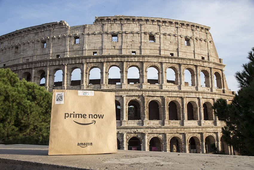 Immagine di Amazon amplia il servizio Prime Now a Roma con 16 nuovi CAP