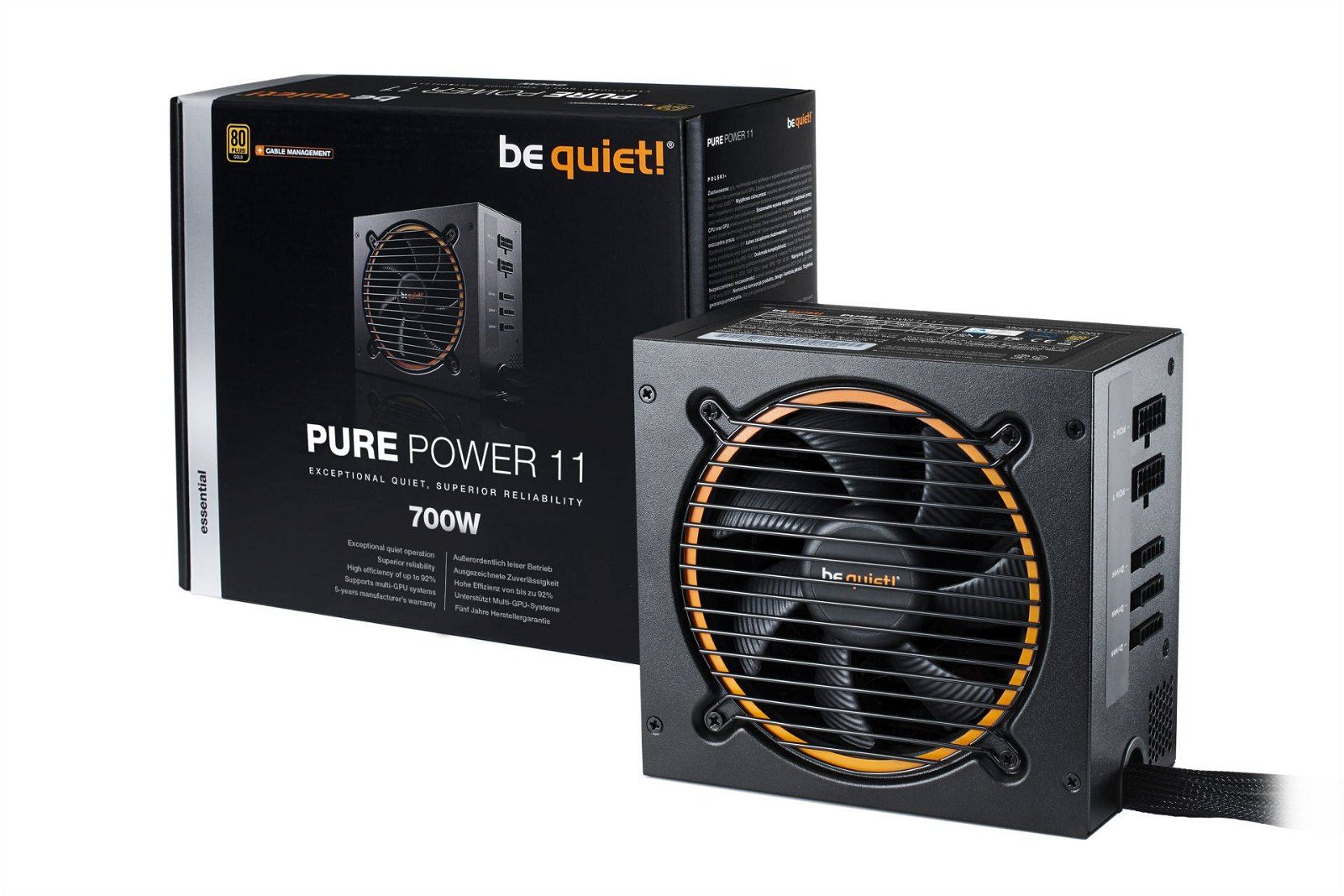 Immagine di Pure Power 11, nuovi alimentatori Be quiet fino a 700 watt