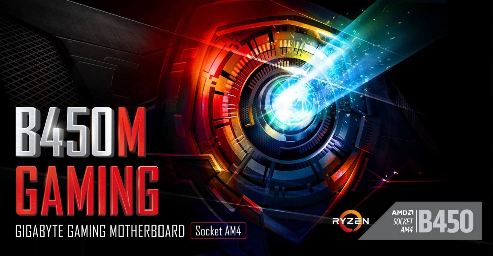 Immagine di Gigabyte B450M Gaming, scheda madre economica e compatta per CPU AMD Ryzen