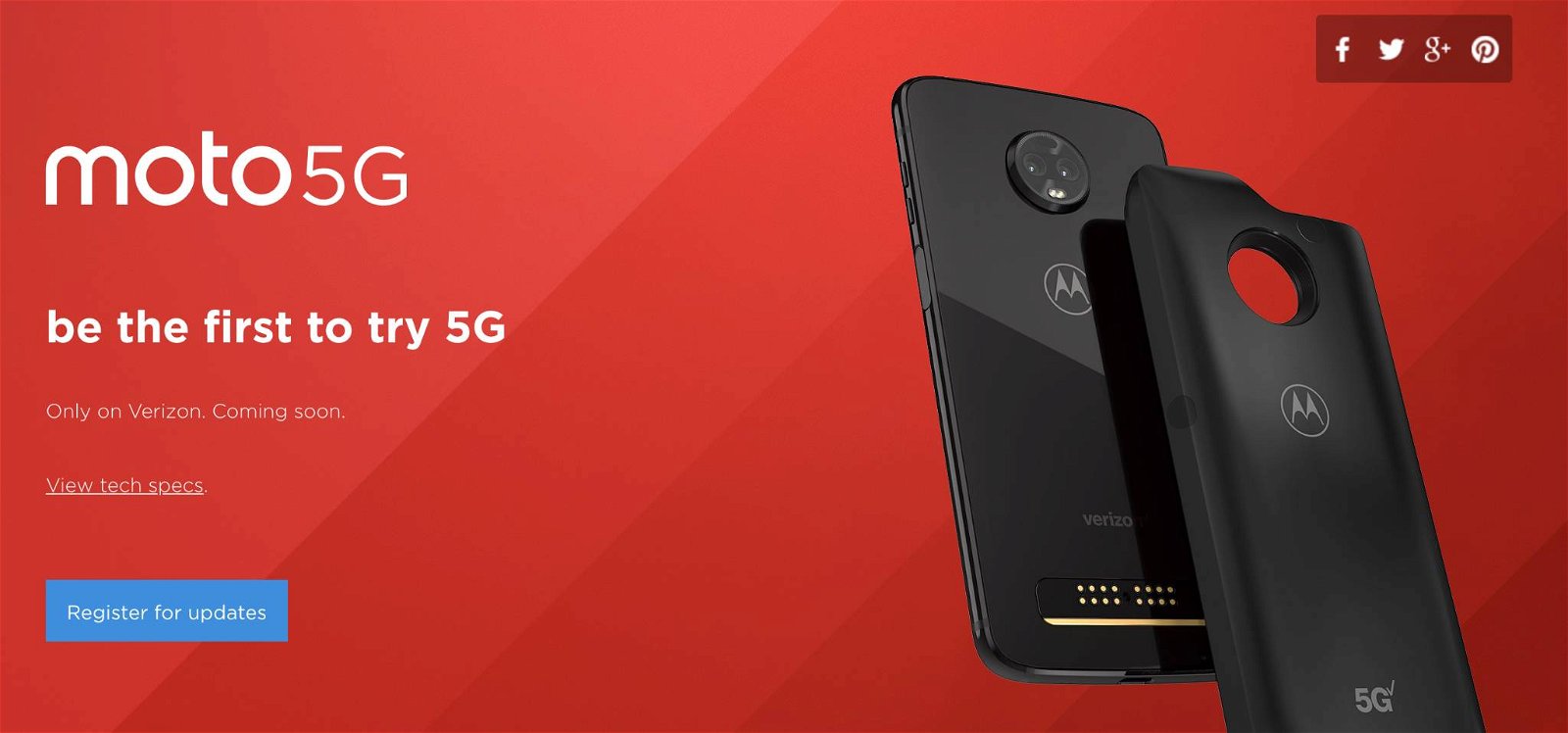 Immagine di Moto Z3, ecco il primo smartphone con 5G opzionale