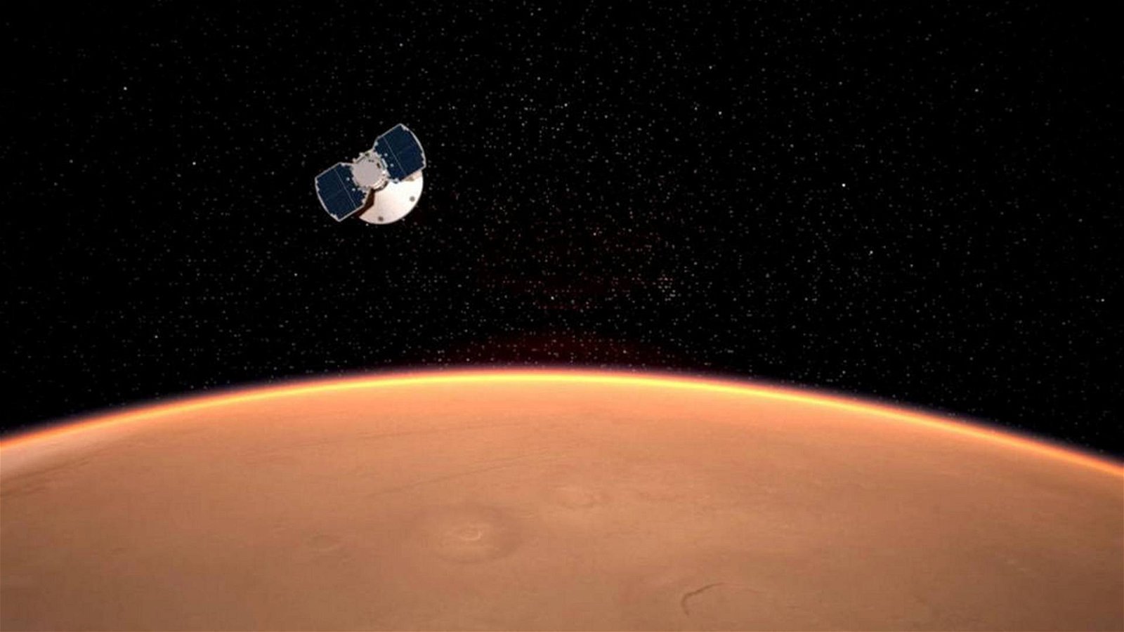 Immagine di Marte, in arrivo due settimane di blackout delle comunicazioni per le missioni NASA