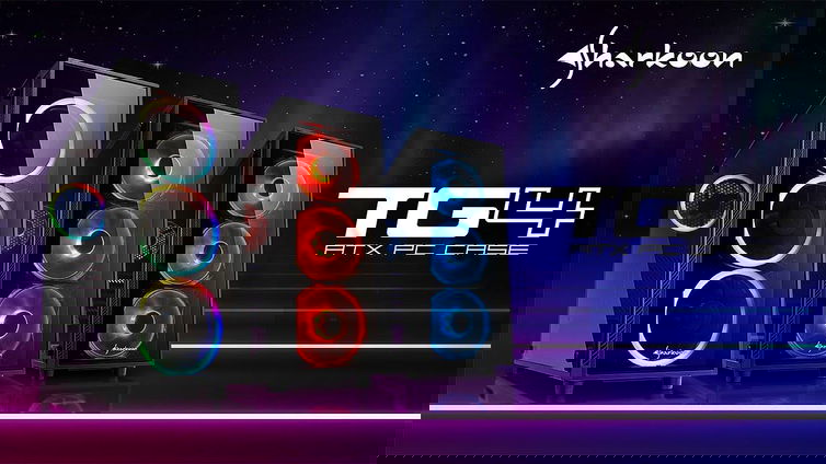 Immagine di Sharkoon presenta TG4 e SGC1, chassis economici con RGB