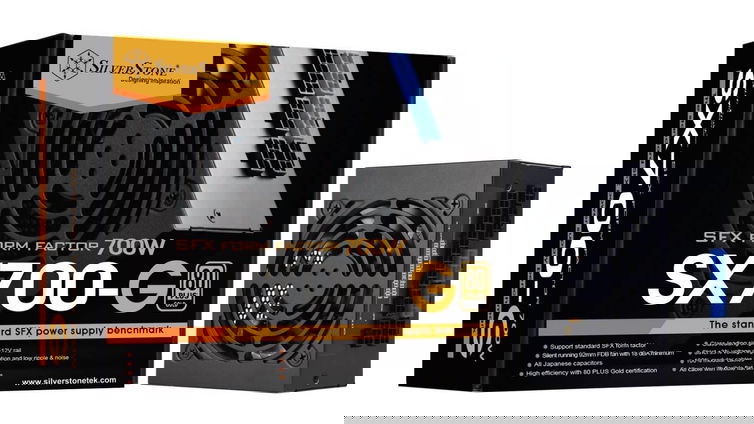 Immagine di SilverStone porta sul mercato un alimentatore SFX compatto da 700 watt