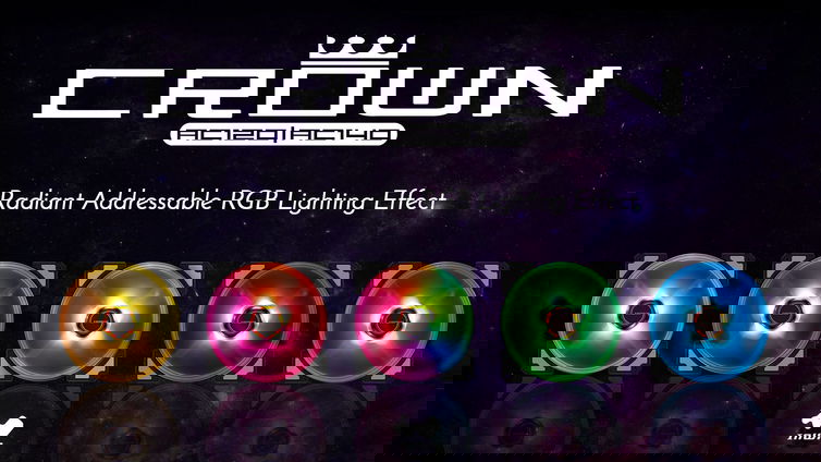 Immagine di InWin CROWN, nuove ventole per case ad alte prestazioni con RGB addressable