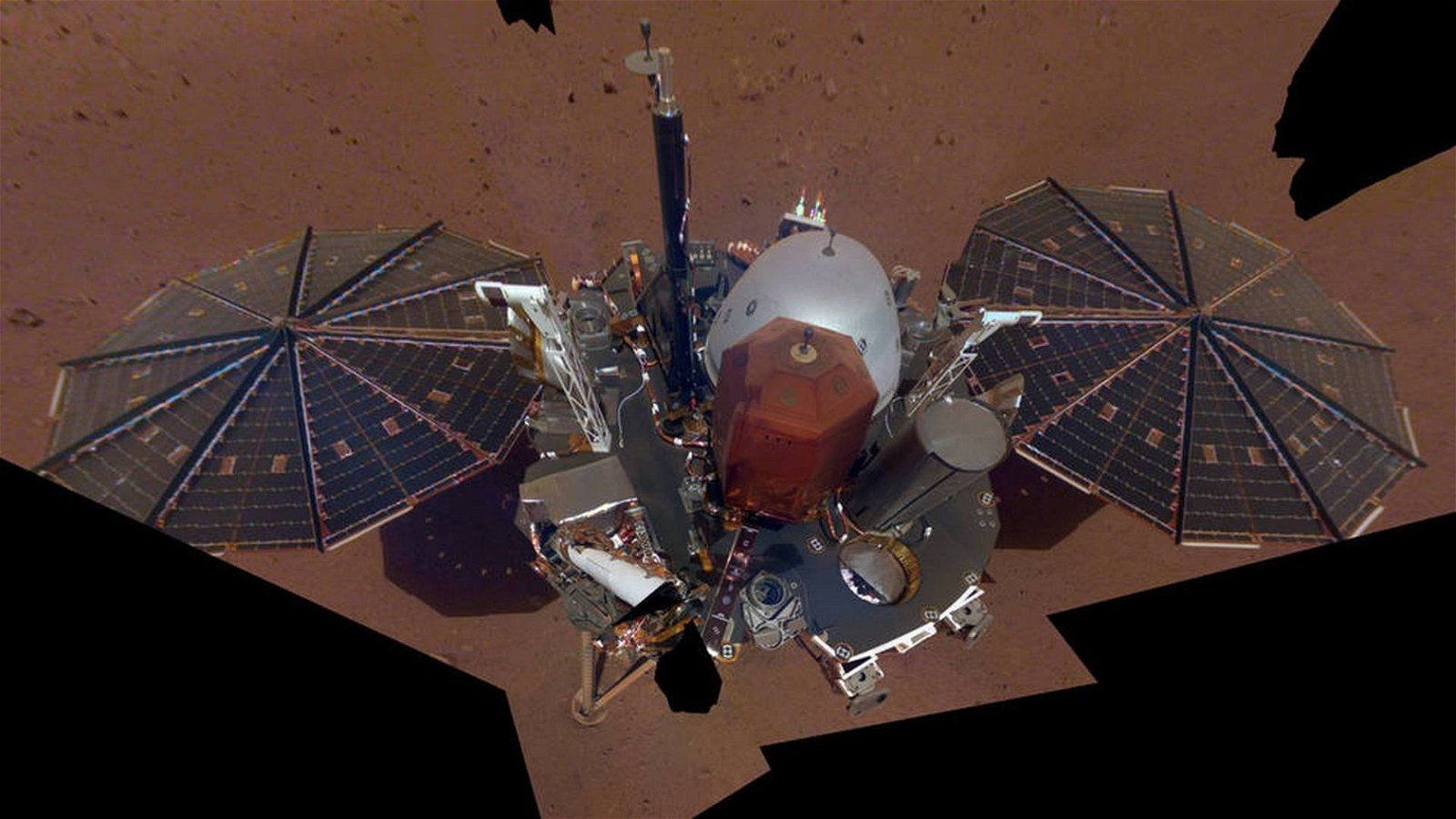 Immagine di Marte, lander NASA in modalità provvisoria a causa di una tempesta di polvere