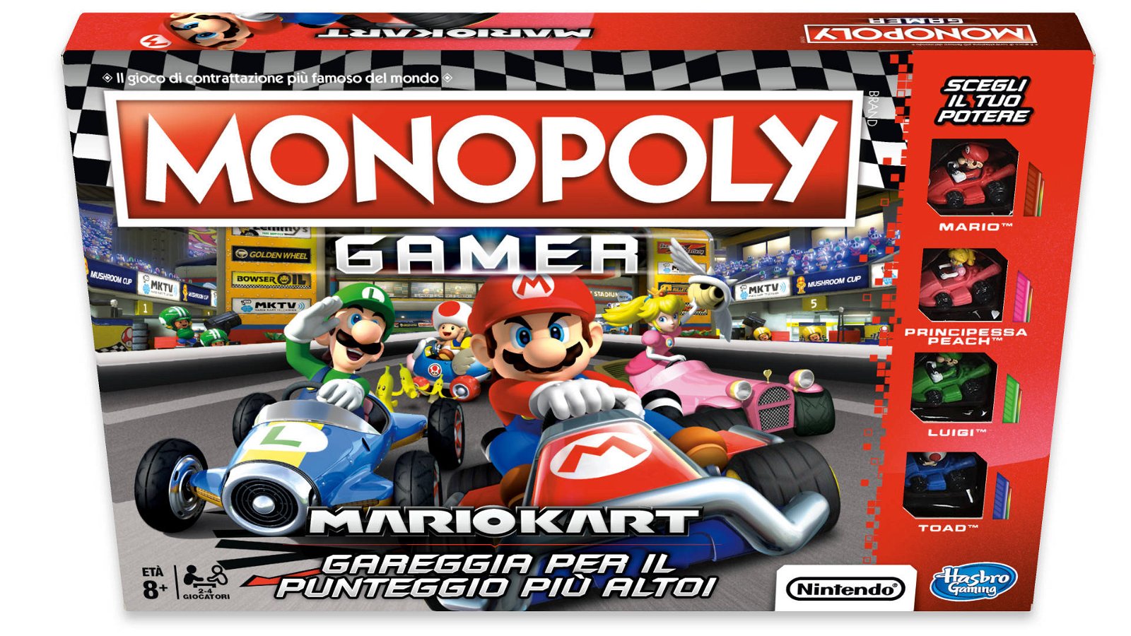 Immagine di Monopoly Gamer Mario Kart. Passare "dal via" non sarà più la stessa cosa