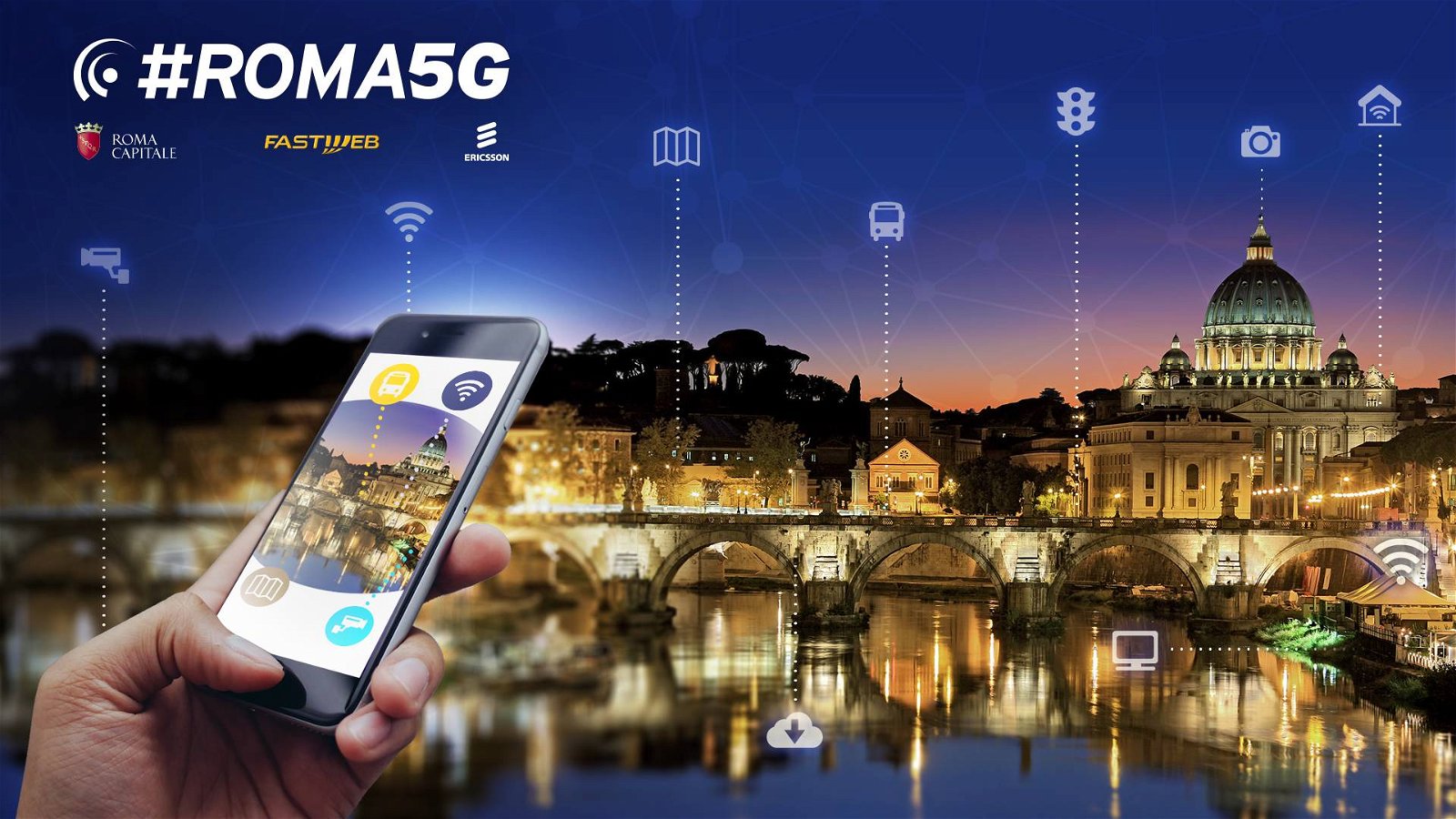 Immagine di #Roma5G, la rete 5G di Fastweb e Ericsson porta realtà virtuale e aumentata alle Terme di Diocleziano
