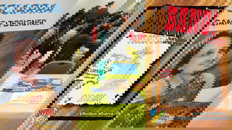 Immagine di Intervista a Emiliano Sciarra: l'autore del pluripremiato gioco di carte western Bang!